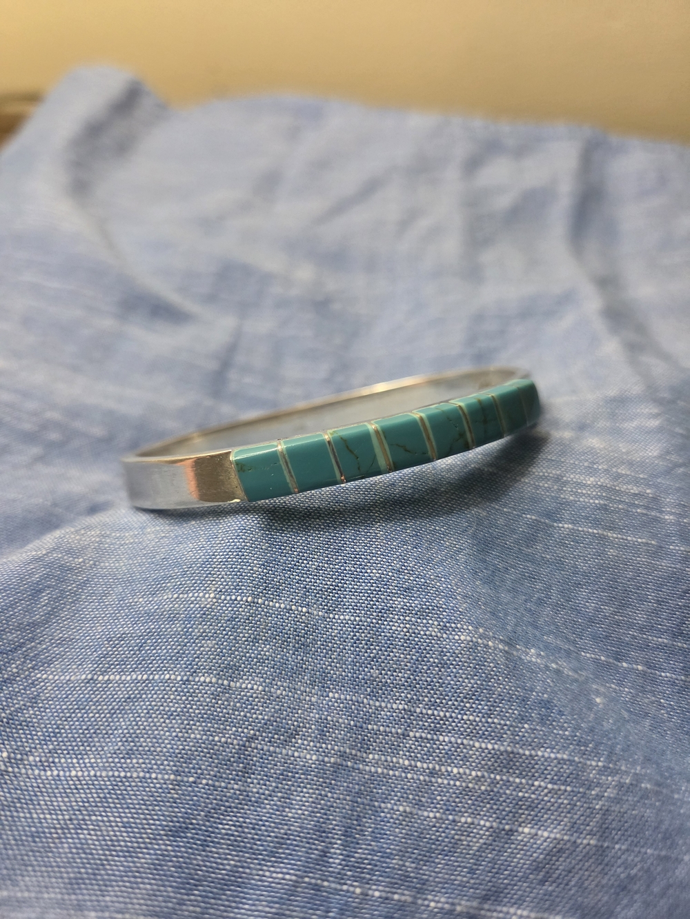Sterling Silver Turquoise Mexico  Bracelet